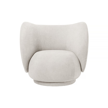 Rico Lounge Chair in Off-White Bouclé by Ferm Living