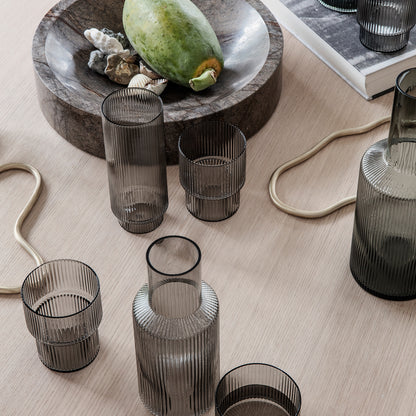 Ripple Carafe (Smoked Grey) by Ferm Living