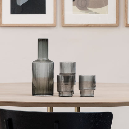 Ripple Carafe (Smoked Grey) by Ferm Living