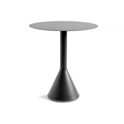 Round 70 cm Anthracite Palissade Cone Table by HAY