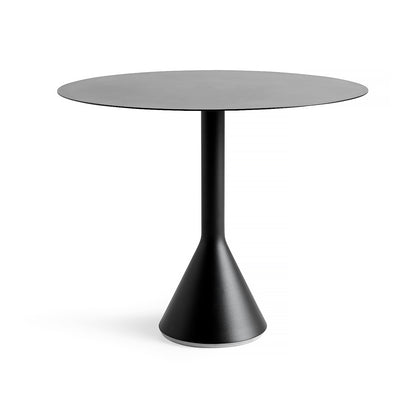 Round 90 cm Anthracite Palissade Cone Table by HAY