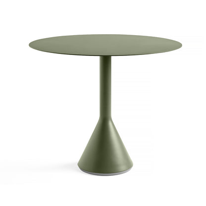 Round 90 cm Olive Palissade Cone Table by HAY