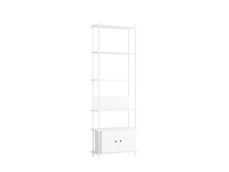 Moebe Shelving System - S.255.1.B Set in White / White Lacquered Finish