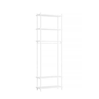 Moebe Shelving System - S.255.1.F Set in White / White Lacquered Finish