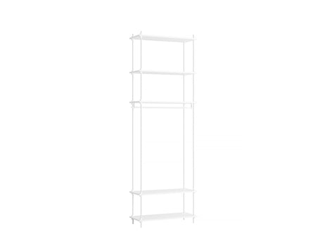 Moebe Shelving System - S.255.1.F Set in White / White Lacquered Finish