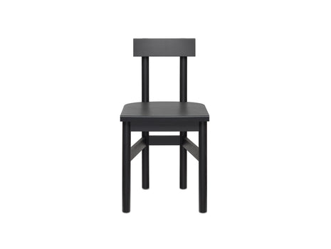 SX01 Gamar Chair by e15 - Jet Black Lacquered Oak