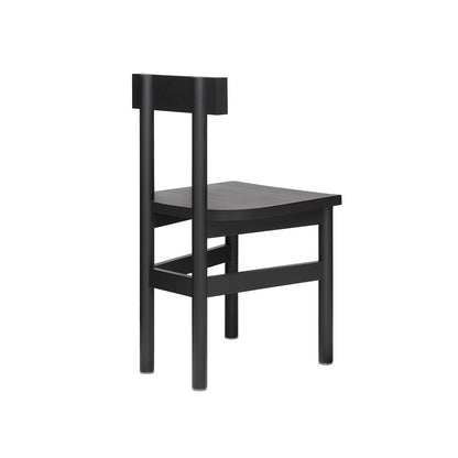 SX01 Gamar Chair by e15 - Jet Black Lacquered Oak