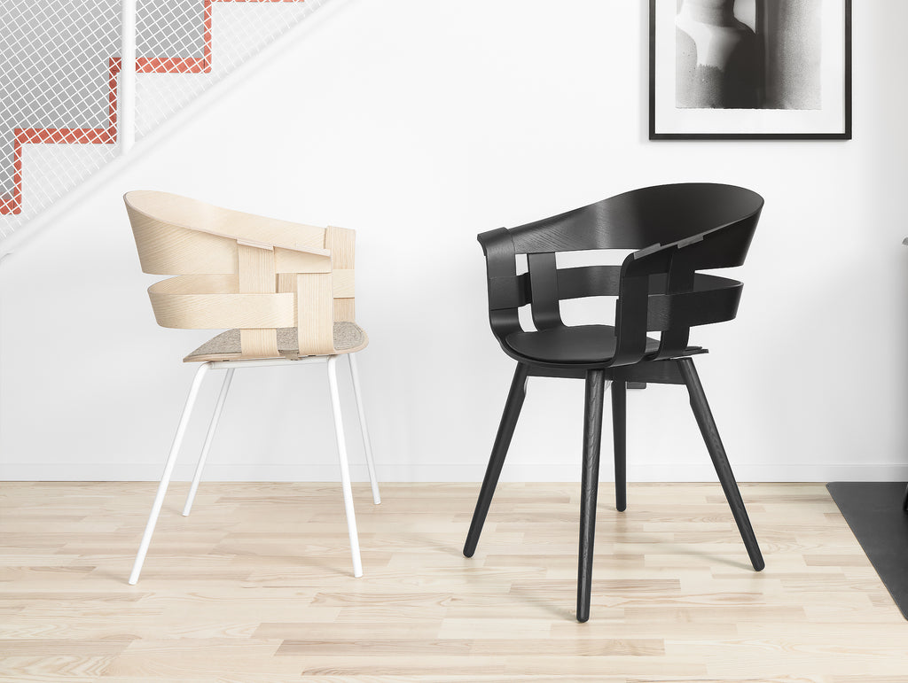 Wick Felt Chair Cushion, Antracite Grey - Design House Stockholm