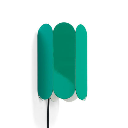 Sea Green Arcs Wall Switch Lamp by HAY