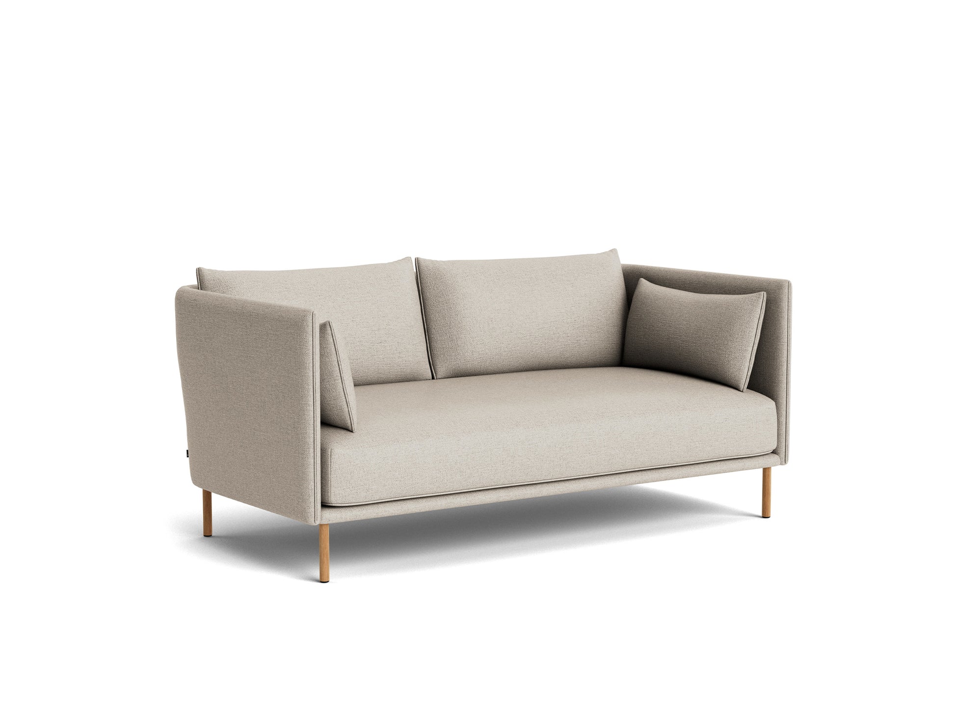 Silhouette Sofa - Roden 04, Oiled Oak Base, Fabric Match Piping