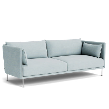Silhouette Sofa - Raas 722, chromed steel base, fabric match piping