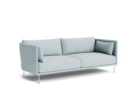 Silhouette Sofa - Raas 722, chromed steel base, fabric match piping