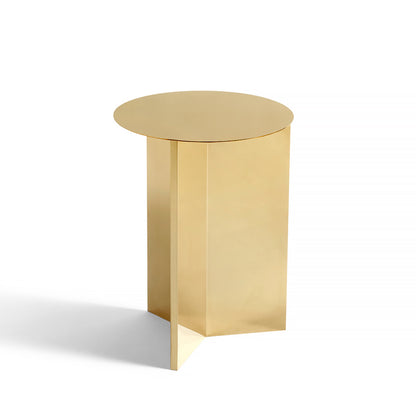HAY Slit Table High - Polished Brass