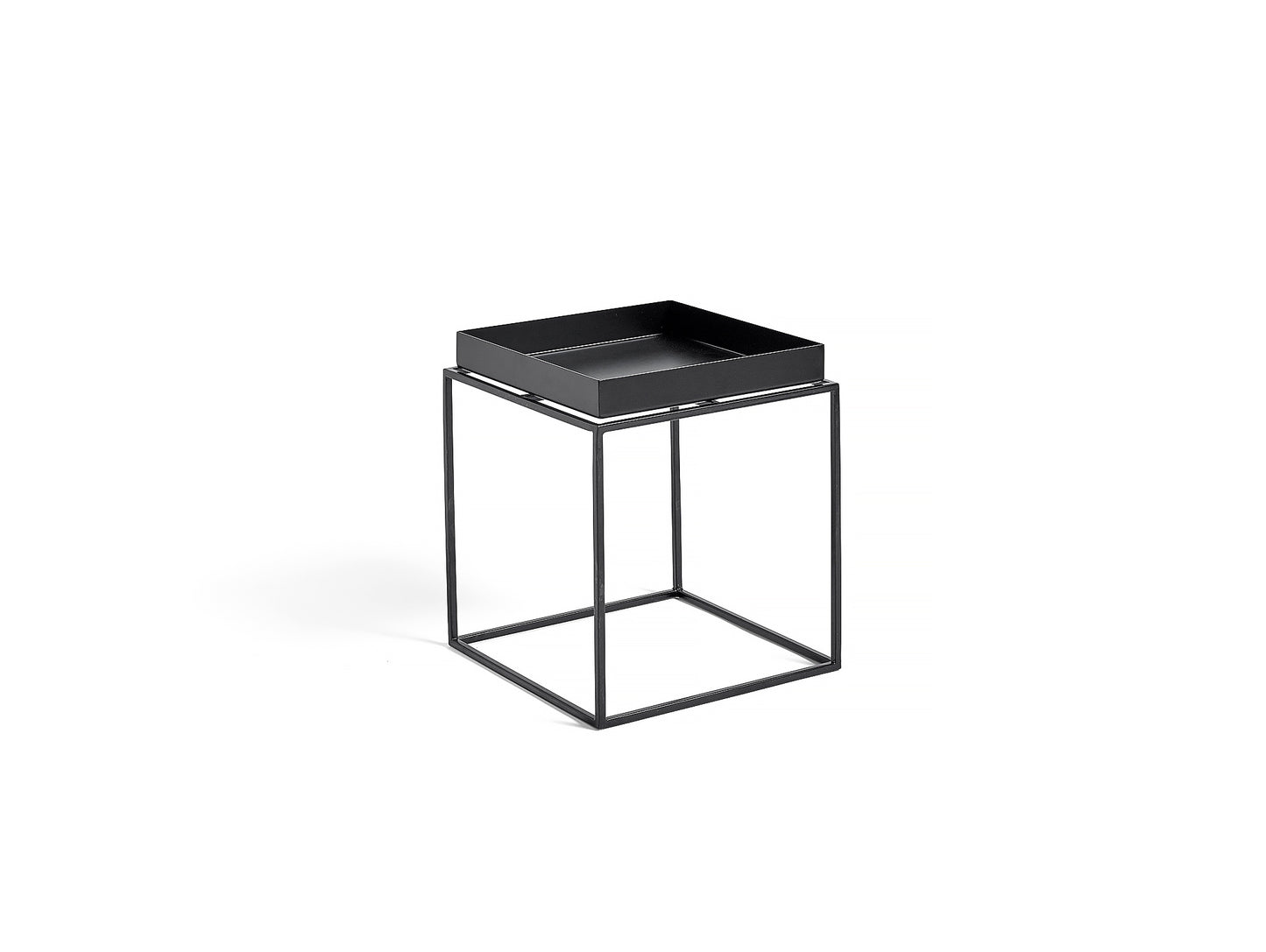 Small Black Tray Table by HAY