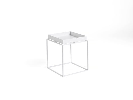 Small White Tray Table by HAY