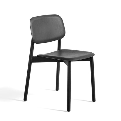 HAY Soft Edge 12 (Wood Dining Chair) - Soft Black