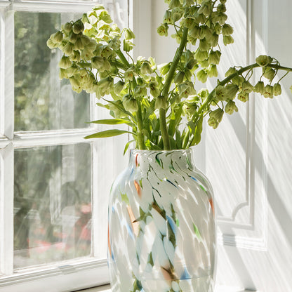 White Dot Splash Vase by HAY