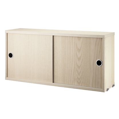 String System Shallow Cabinet - Ash