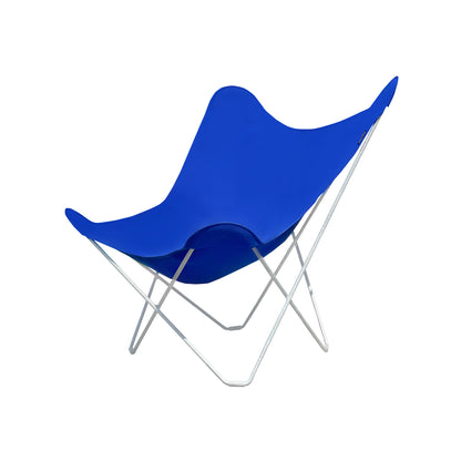 Sunshine Mariposa Butterfly Chair by Cuero - Galvanised Steel Frame / Atlantic Blue Cover