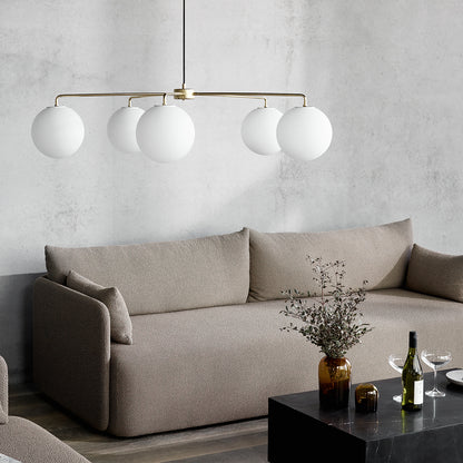 TR LED Bulb by Menu with the Leonard Chandelier