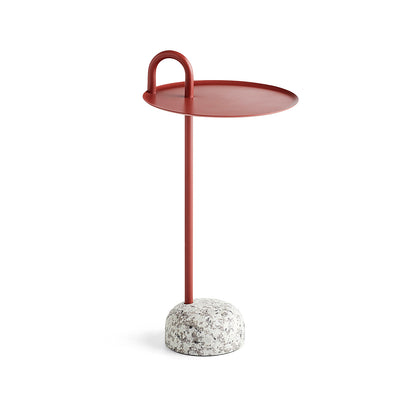 Tile Red Bowler Table by HAY