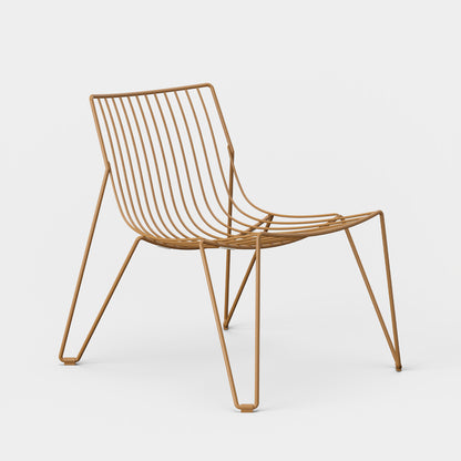Tio Easy Chair by Massproductions - Brown Beige