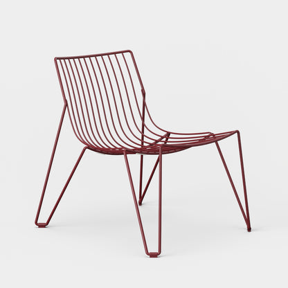 Tio Easy Chair-Wine Red