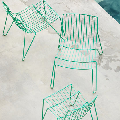 Tio Easy Chair by Massproductions - Oilcloth Green