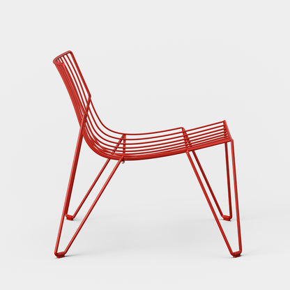 Tio Easy Chair by Massproductions - Pure Red