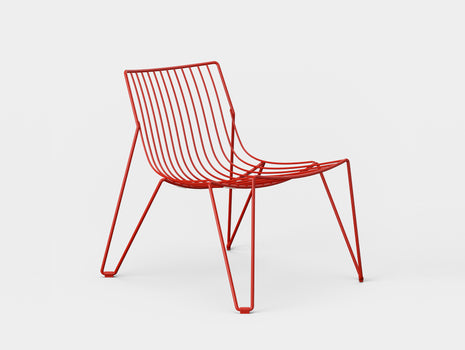 Tio Easy Chair by Massproductions - Pure Red