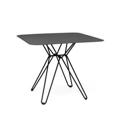 Tio Cafe Table by Massproductions - 85 cm Square top with 72 cm Base / Black