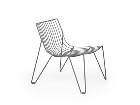 Tio Easy Chair by Massproductions - Stone Grey
