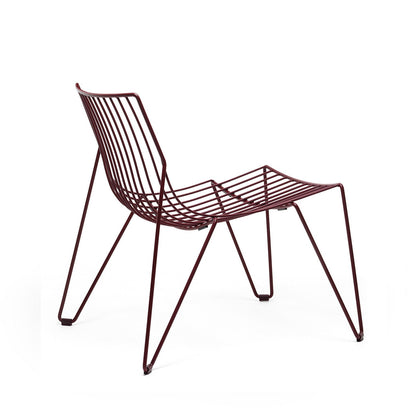 Tio Easy Chair by Massproductions - Wine Red