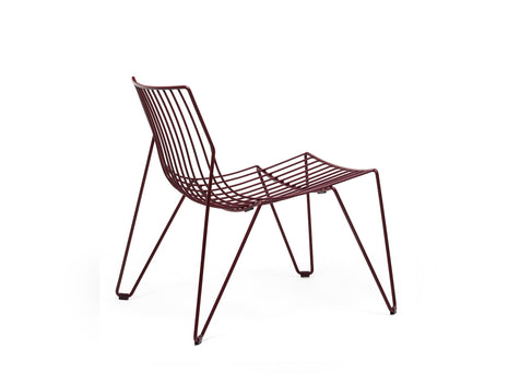 Tio Easy Chair by Massproductions - Wine Red