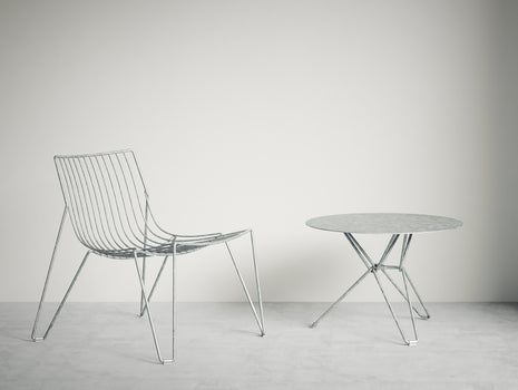 Tio Galvanised Special Editions -  Easy Chair and Coffee Table