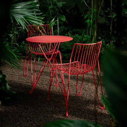 Tio Cafe Table by Massproductions - pure red