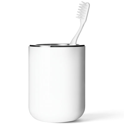 Shiny White Toothbrush Holder by Menu