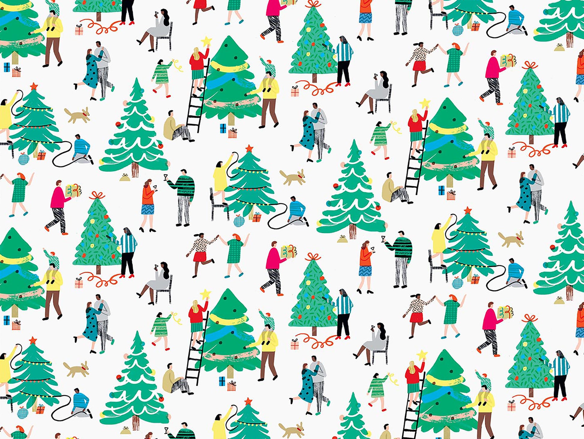 'Tree Decorating' paper by Wrap