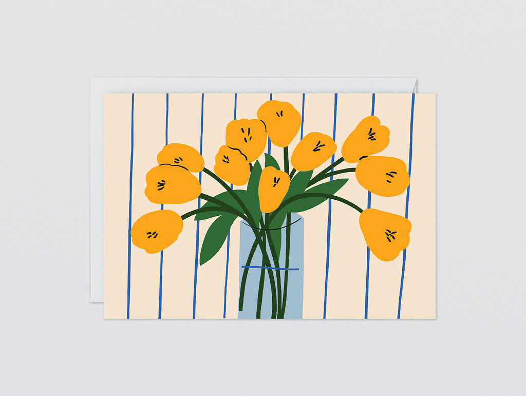 'Tulips' Art Card by Wrap Stationery