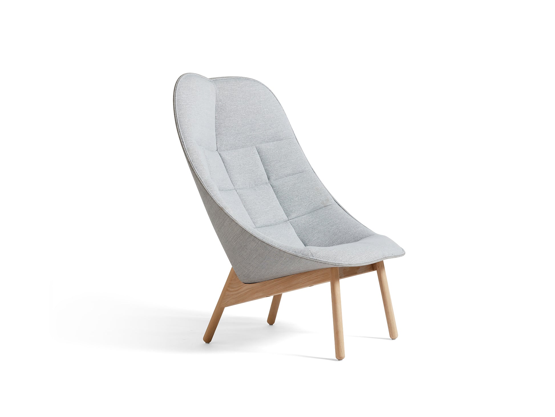 Uchiwa Quilted Lounge Chair / Mode 002 Front / Remix 123 Back / by HAY
