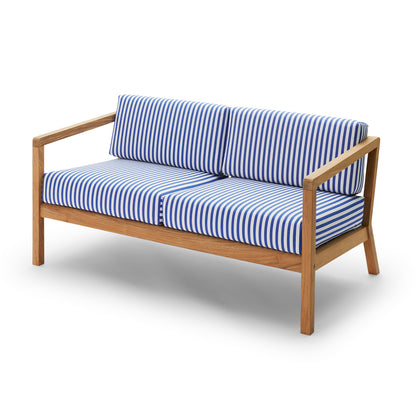 Virkelyst 2-Seater Sofa by Skagerak - Sea Blue Stripe