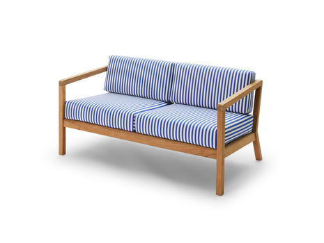 Virkelyst 2-Seater Sofa by Skagerak - Sea Blue Stripe