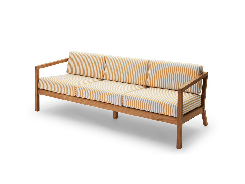 Teak wood 3 seater sale sofa