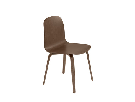 Visu Chair Wood Base by Muuto - Dark Brown Stained Oak