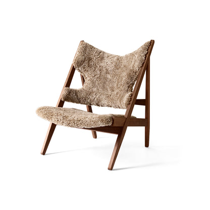 Walnut and Nougat Knitting Chair - Sheepskin by Menu