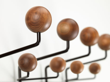 Vitra Eames Hang It All - Walnut and Chocolate
