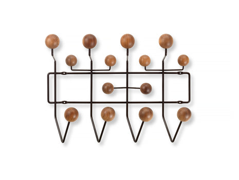 Vitra Eames Hang It All - Walnut and Chocolate