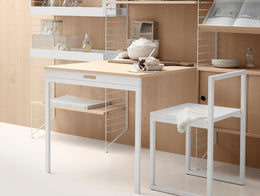 String System Folding Table by String – Really Well Made