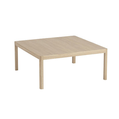 Workshop Coffee Table by Muuto - 86 x 86 cm / Lacquered Oak