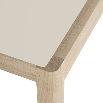 Workshop Table by Muuto -Warm Grey Linoleum Top